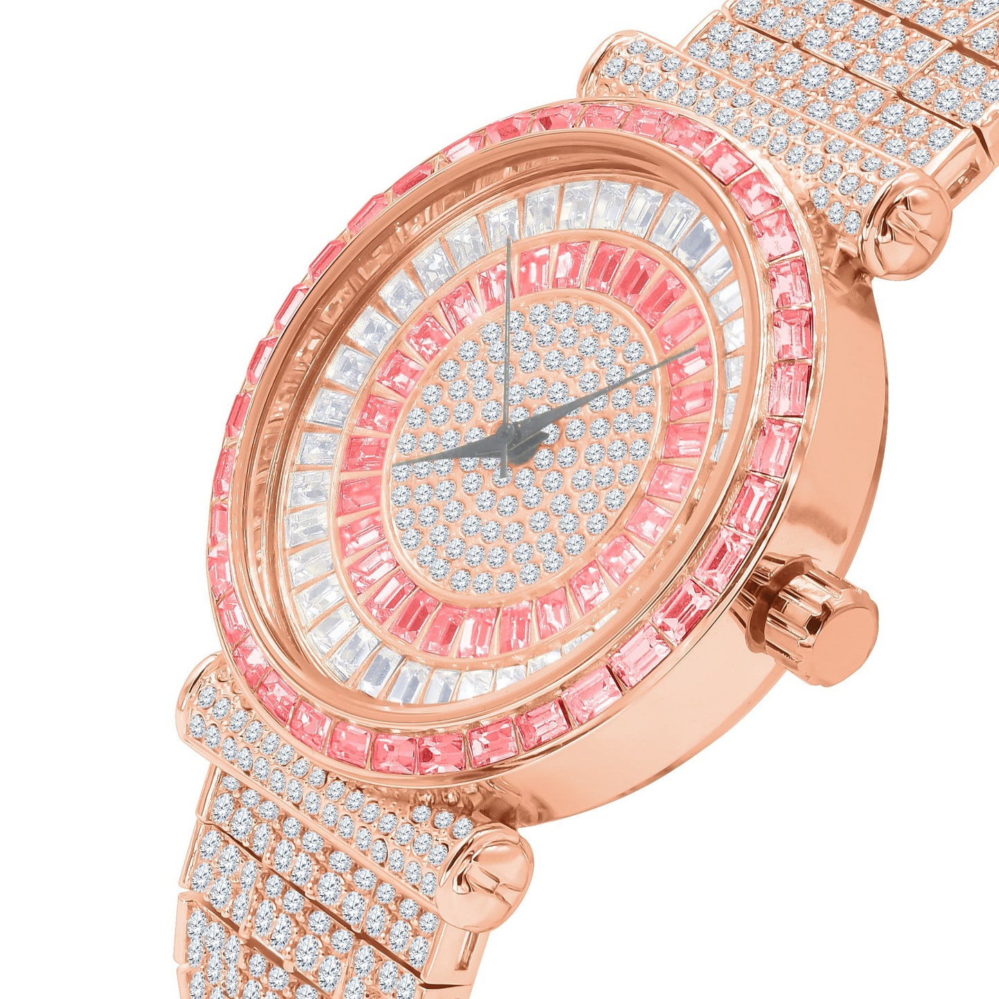 FOXY CZ ICED OUT WATCH