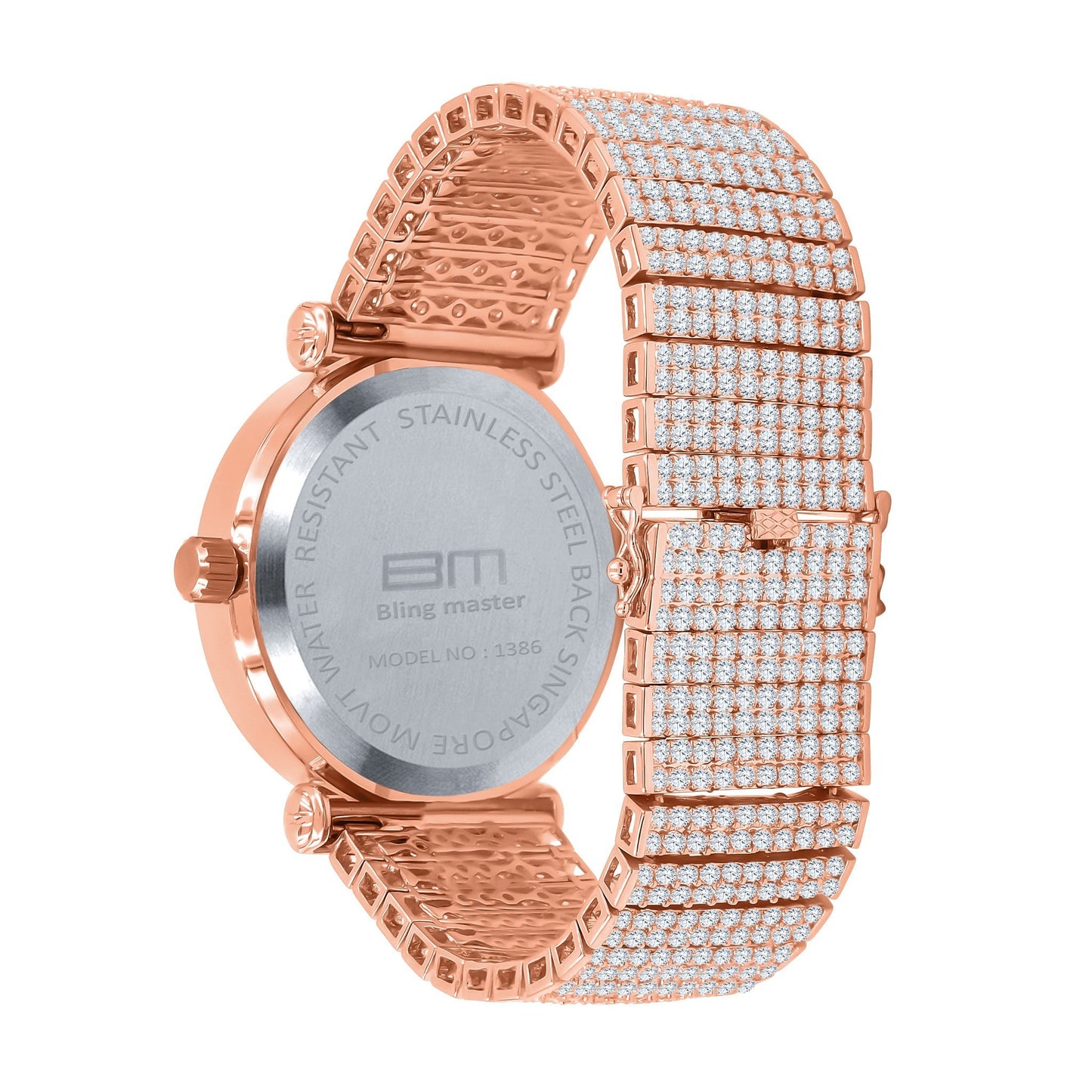 FOXY CZ ICED OUT WATCH