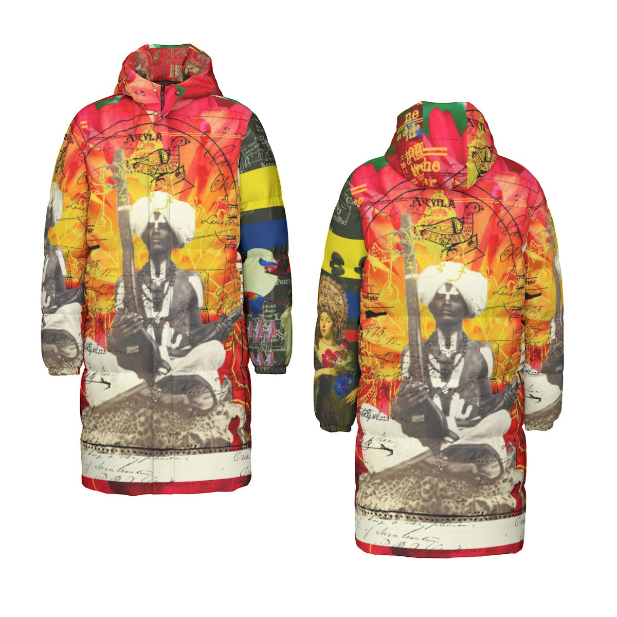 THE SITAR PLAYER II X THE FLOWERS OF THE QUEEN All-Over Print Unisex