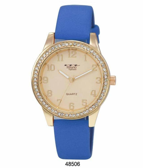 40MM Milano Expressions Vegan Leather Band Watch