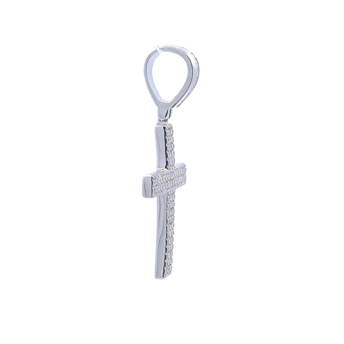 ORENDA 2.24 CTW 925 CZ MOISSANITE RHODIUM PENDANT