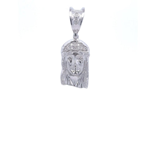 ALAREALIS 0.12 CTW 925 CZ MOISSANITE RHODIUM PENDANT
