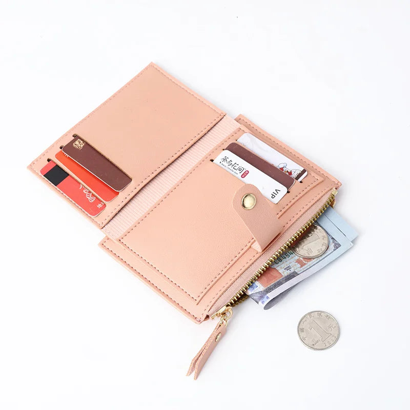 Wallet female ins students 2024 new wallet female ultra-thin card bag