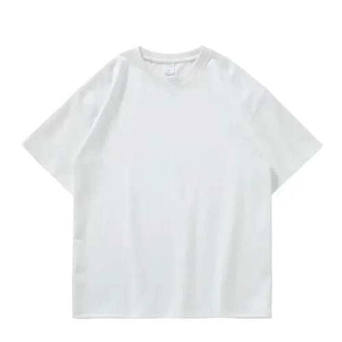 400G Heavy Duty Short Sleeve T-shirt Men Summer Cotton Thick Small