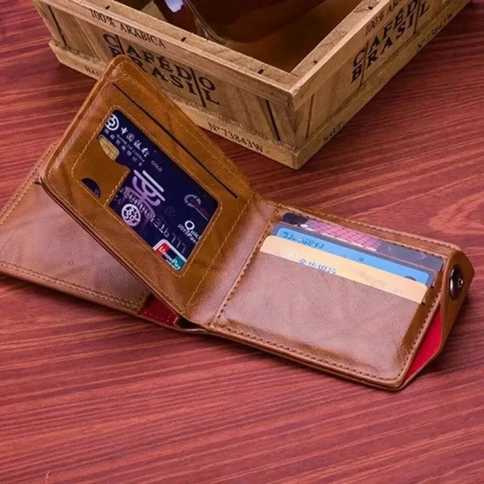 Men's Wallets With 100 US Dollar PatternWallet Male Leather Walet