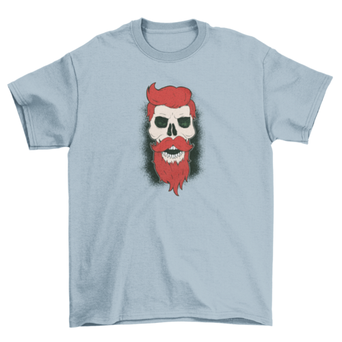 Bearded Skull Graphic T-shirt