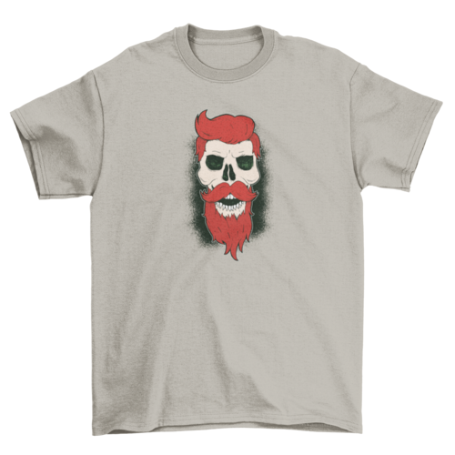 Bearded Skull Graphic T-shirt
