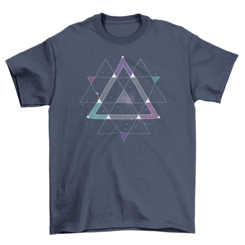 Geometric Space Graphic T-shirt