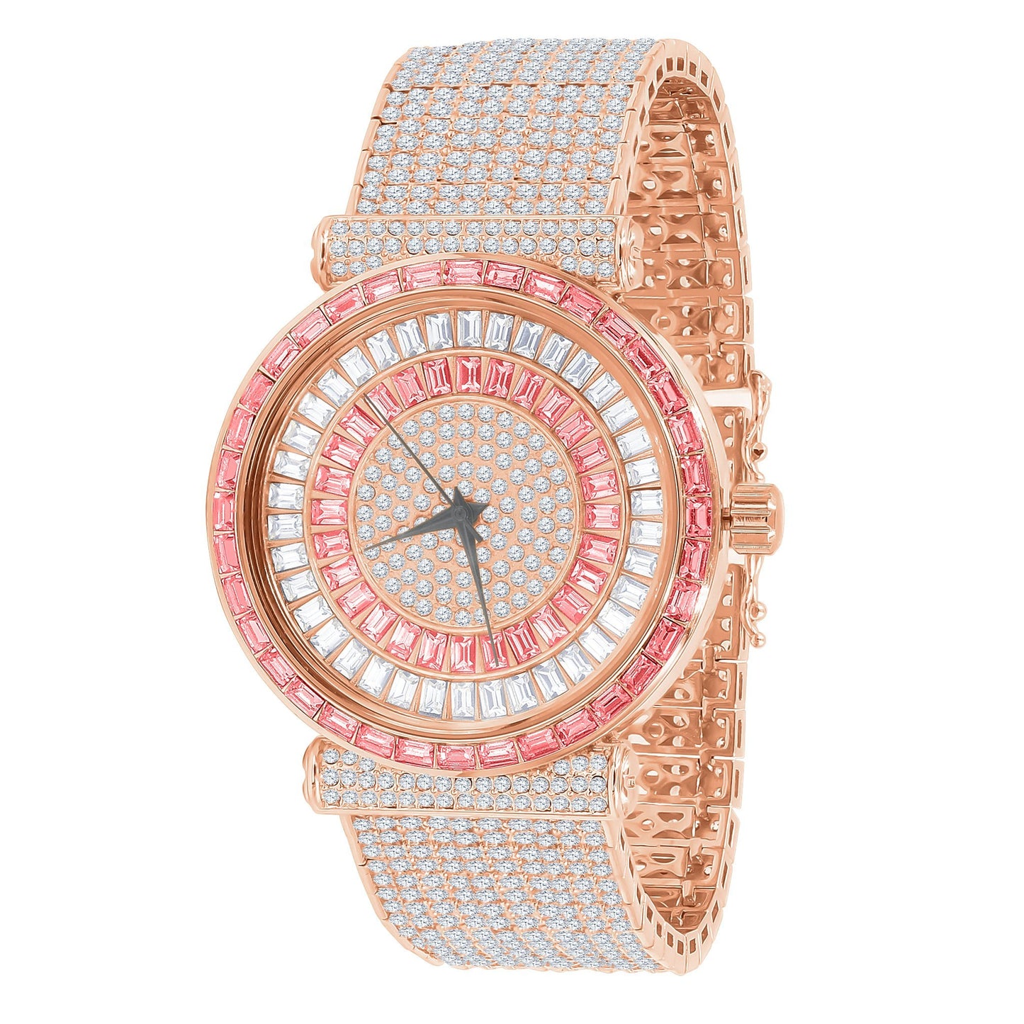 FOXY CZ ICED OUT WATCH