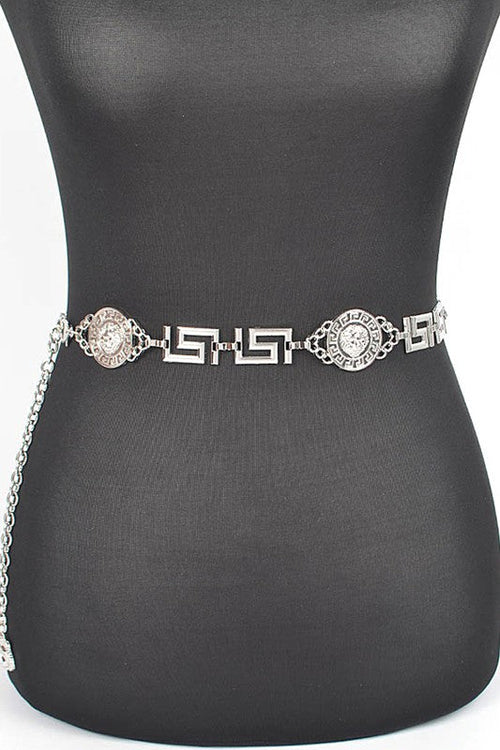 Medallion Iconic Fashion Chain Belt
