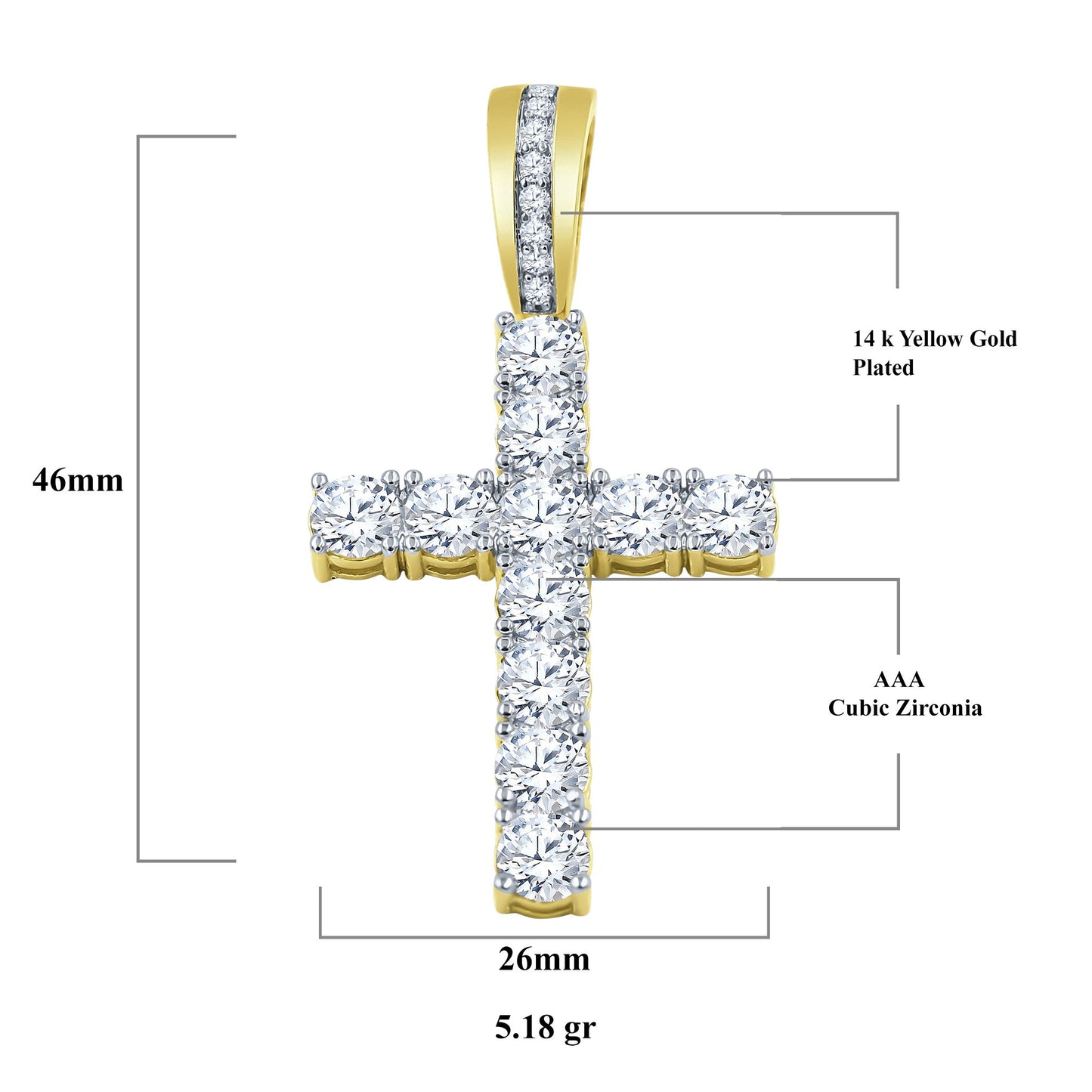 URGE Pendant with CZ Stone