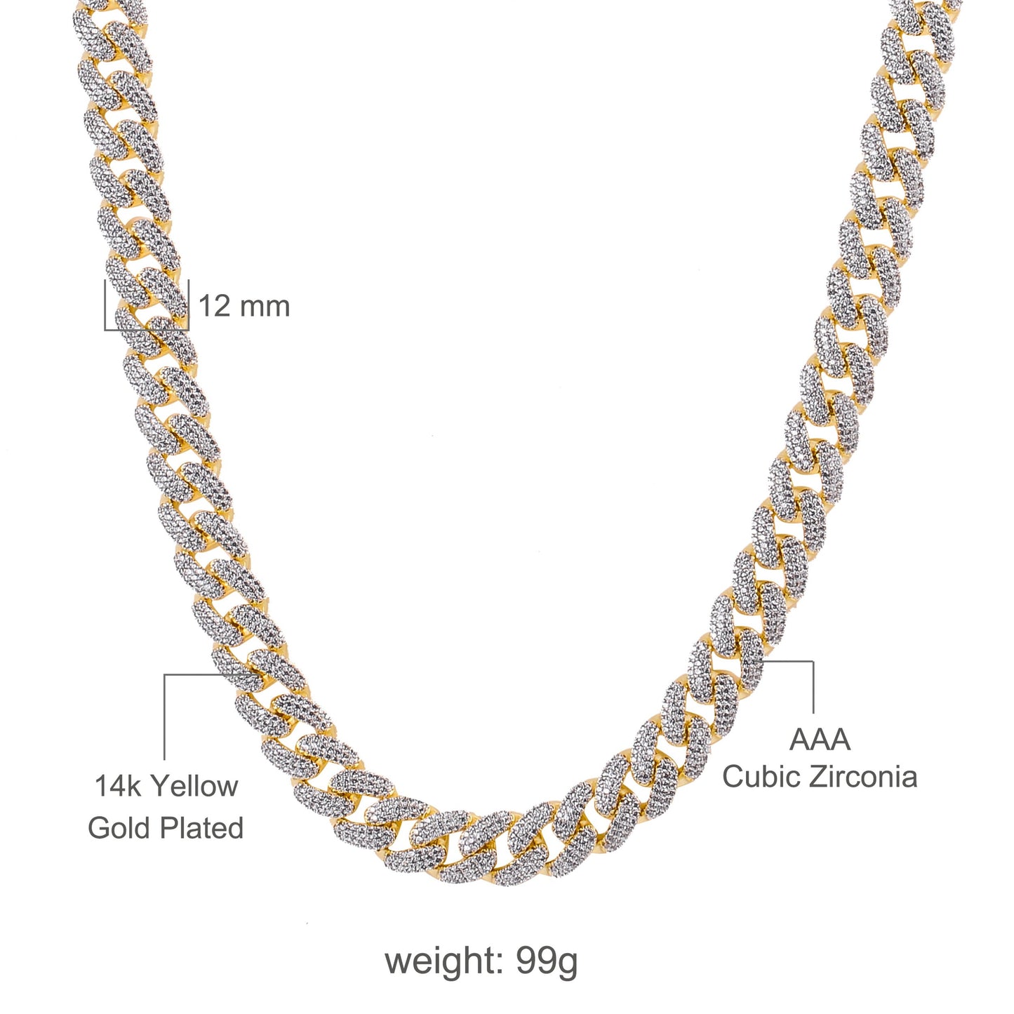 COLT 12MM Cuban Chain