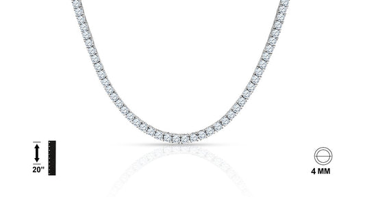 925 Sterling Silver Chain with CZ
