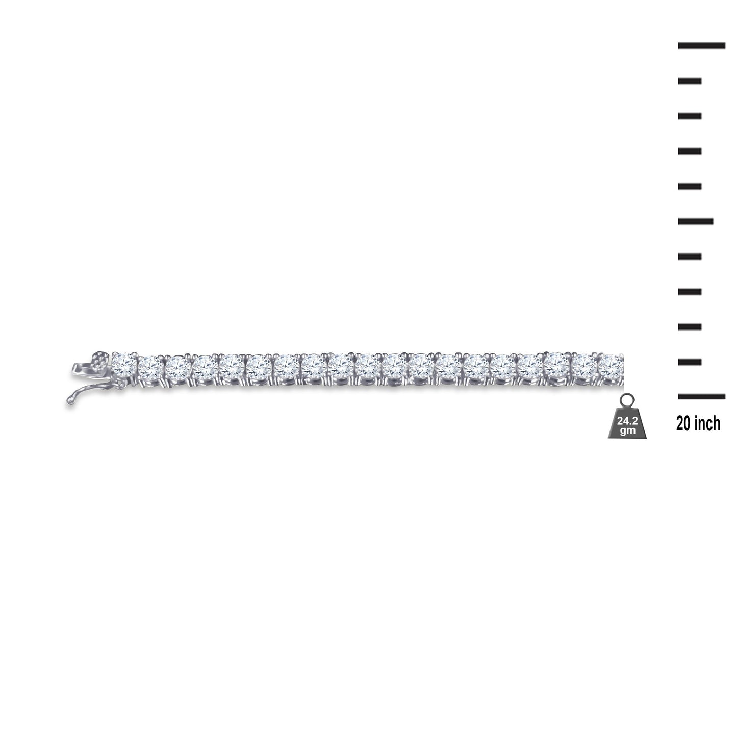 DAZE 3MM CZ Tennis Choker Chain