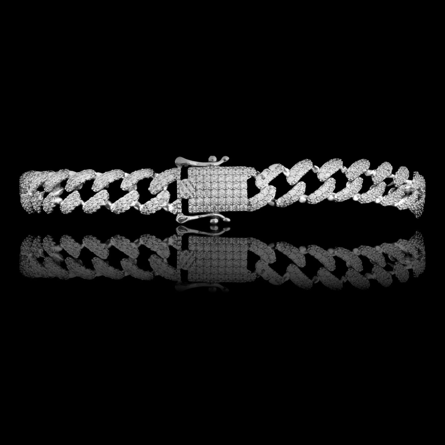 BIBELOT 6MM  925 Silver Cuban Bracelet