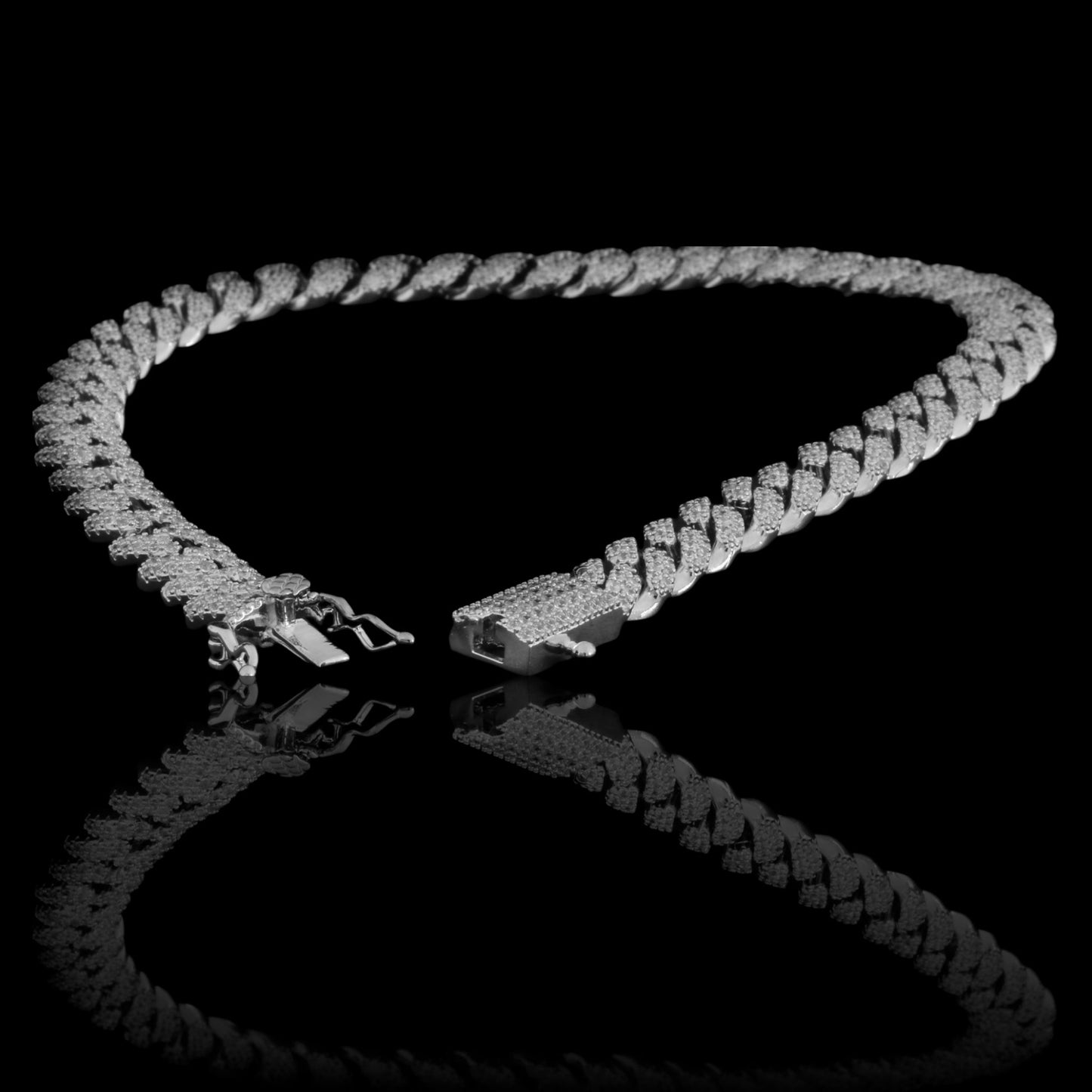 BIBELOT 6MM  925 Silver Cuban Bracelet