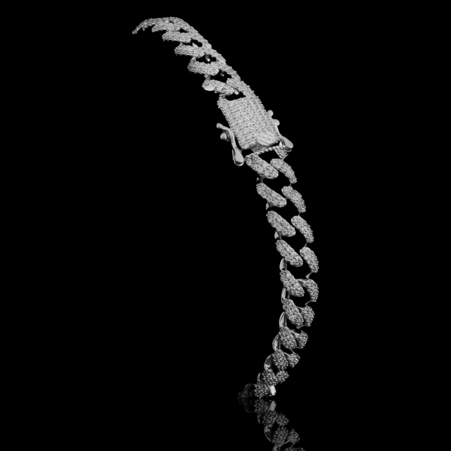 BIBELOT 6MM  925 Silver Cuban Bracelet