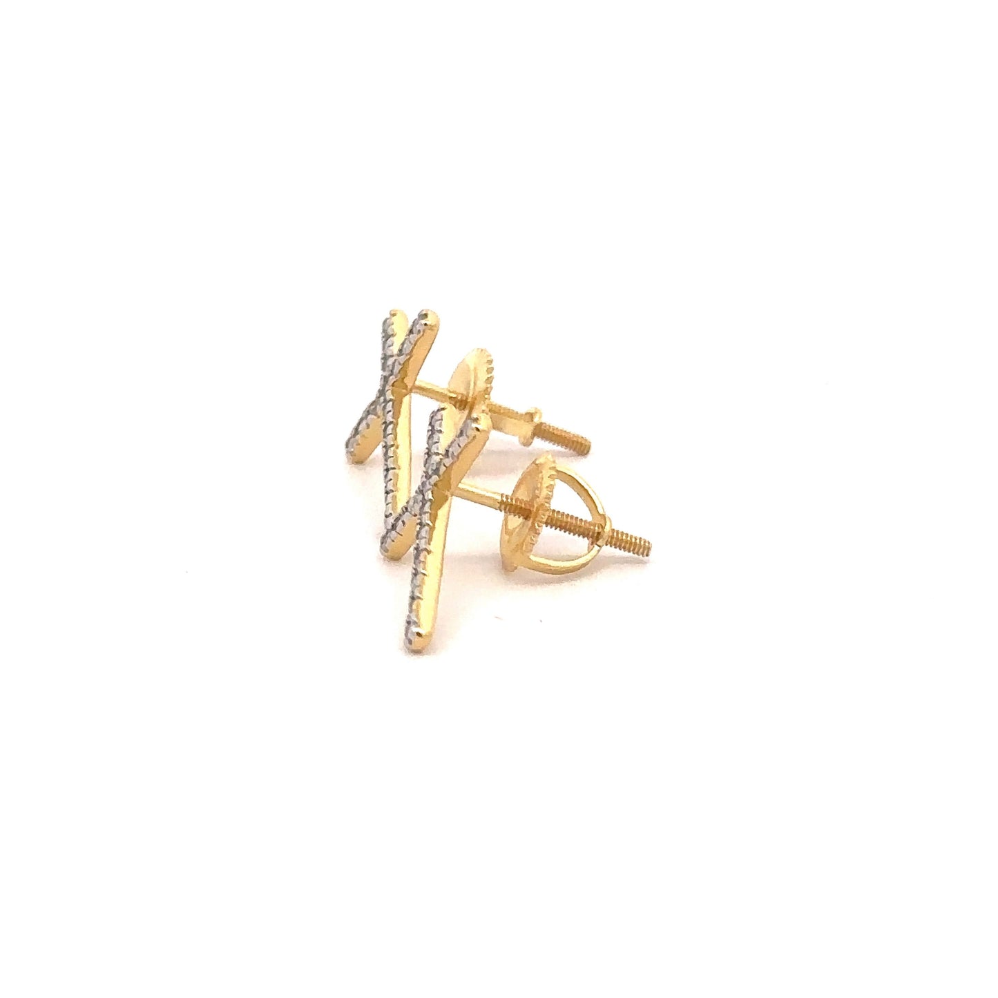 PRISMATIC 1.16 CTW 925 RHODIUM MOISSANITE ICED OUT EARRING
