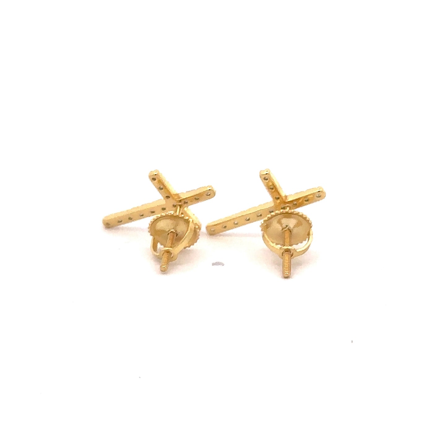 PRISMATIC 1.16 CTW 925 RHODIUM MOISSANITE ICED OUT EARRING