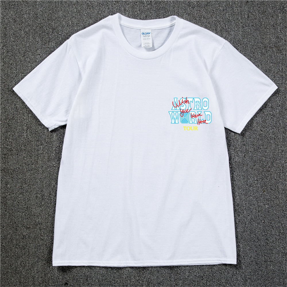New Summer Hip Hop T Shirt Men Women Cactus Jack Astroworld Harajuku