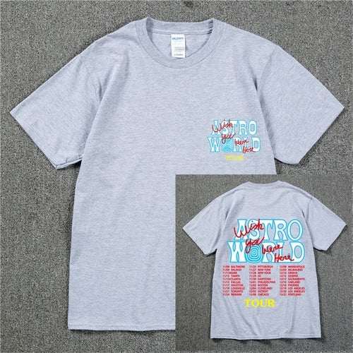 New Summer Hip Hop T Shirt Men Women Cactus Jack Astroworld Harajuku