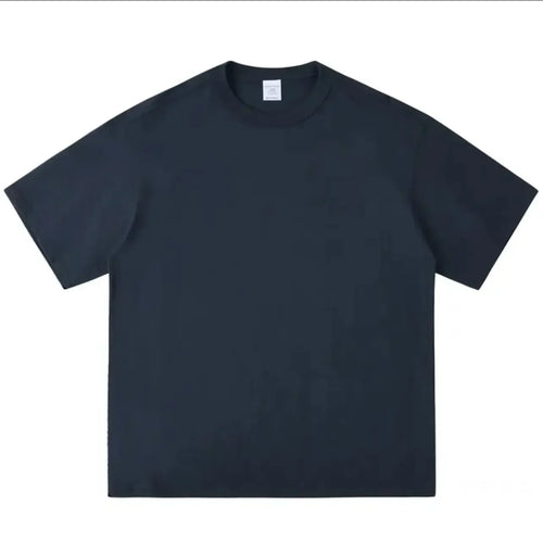 400G Heavy Duty Short Sleeve T-shirt Men Summer Cotton Thick Small