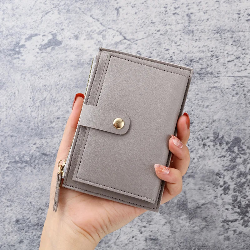 Wallet female ins students 2024 new wallet female ultra-thin card bag