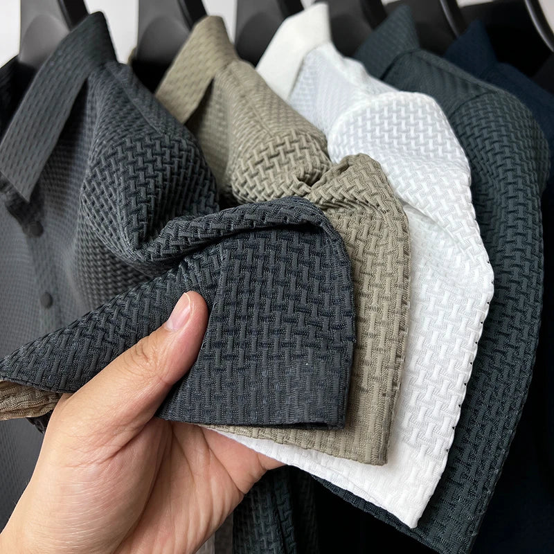 【High-quality】M-4XL Summer New Men's Short Sleeve T-shirt Cool and