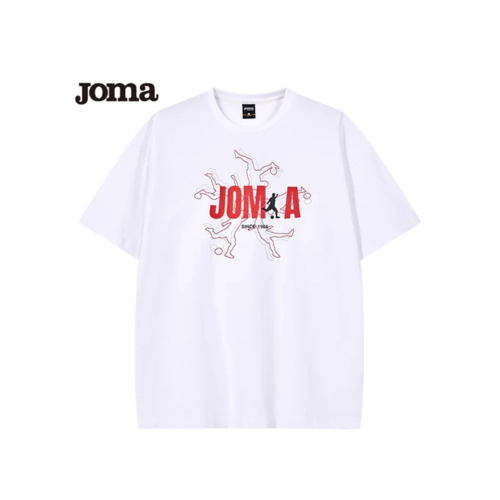 JOMA summer fashion men's and women's 100% cotton short-sleeved street