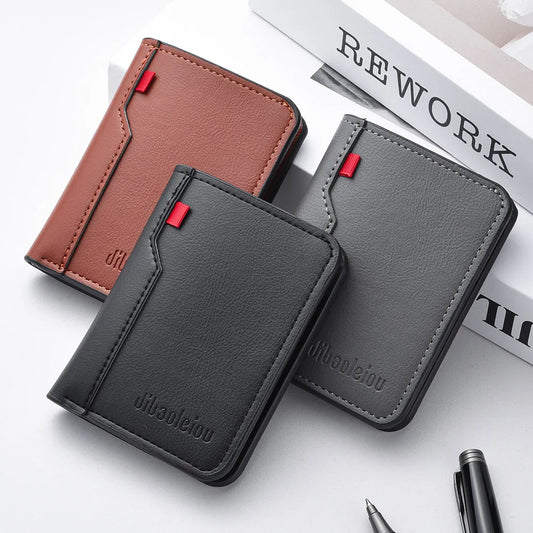 1Pc New Ultra-thin Mini Soft PU Leather Credit Card Wallet Holder