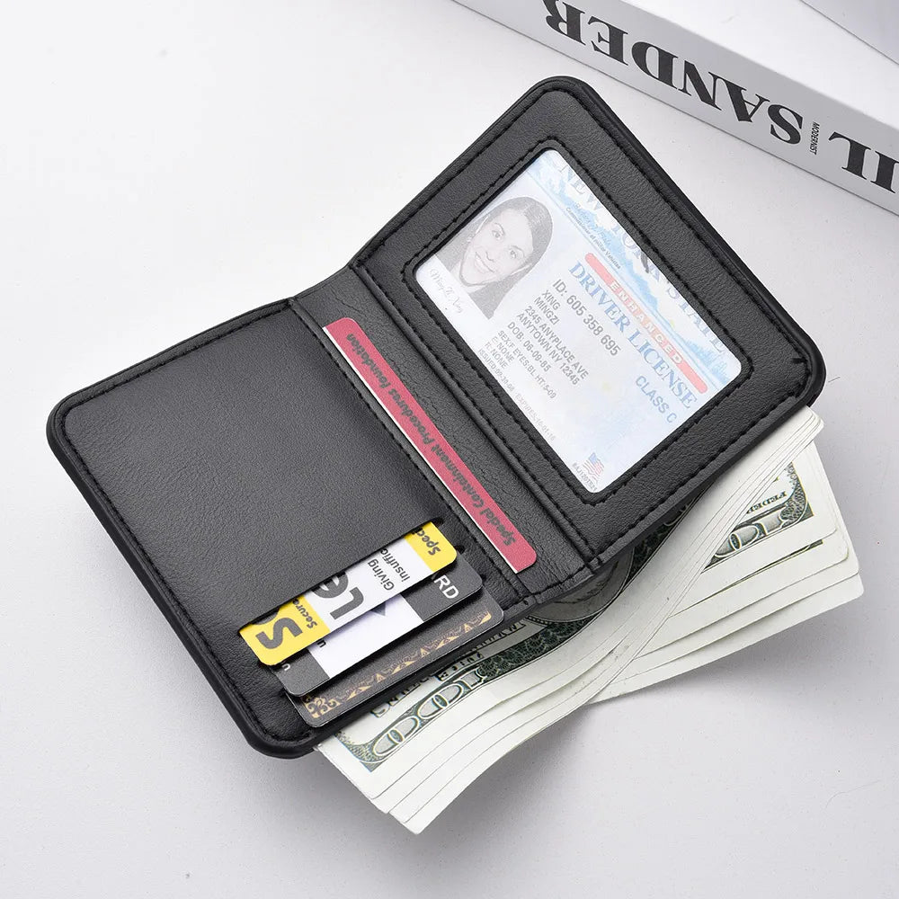 1Pc New Ultra-thin Mini Soft PU Leather Credit Card Wallet Holder