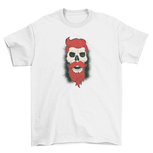 Bearded Skull Graphic T-shirt