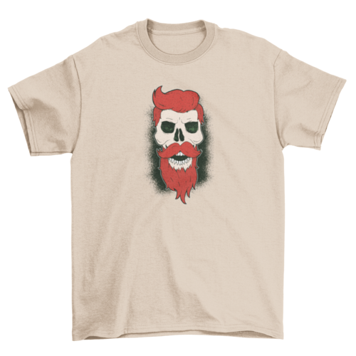 Bearded Skull Graphic T-shirt