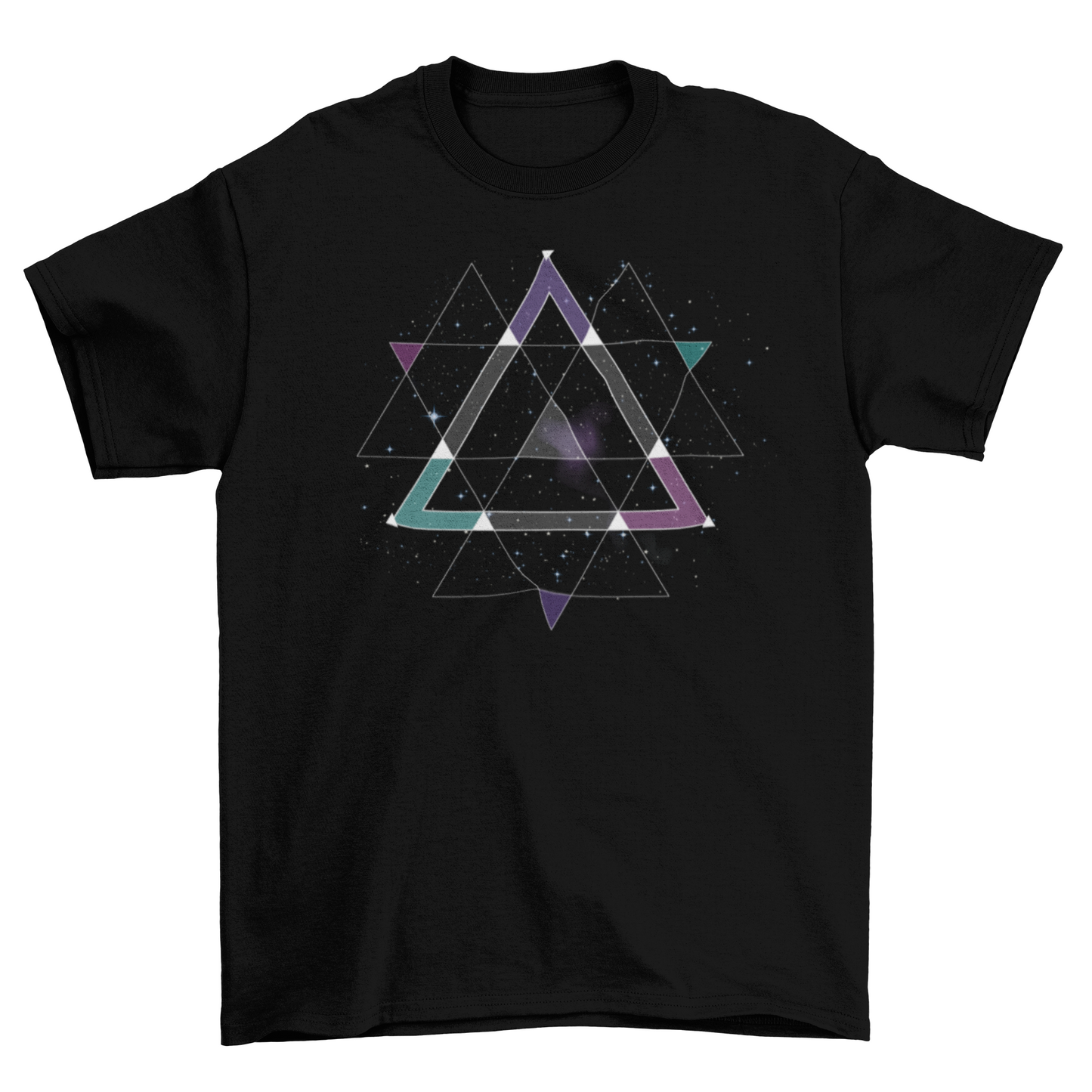 Geometric Space Graphic T-shirt