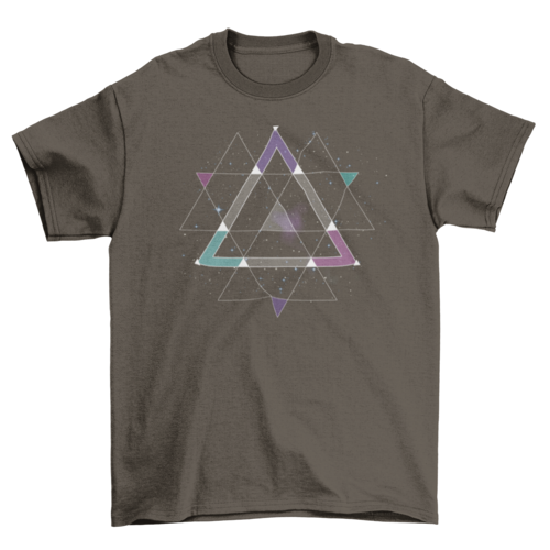 Geometric Space Graphic T-shirt